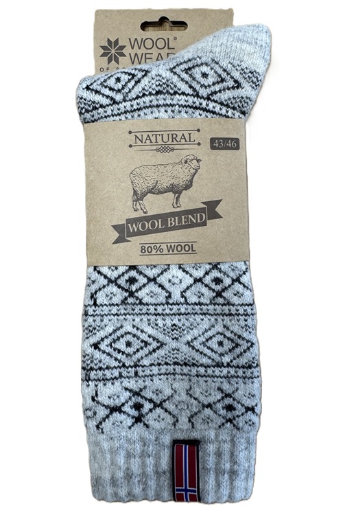 Raggsockor av 80% ull av högsta kvalitet