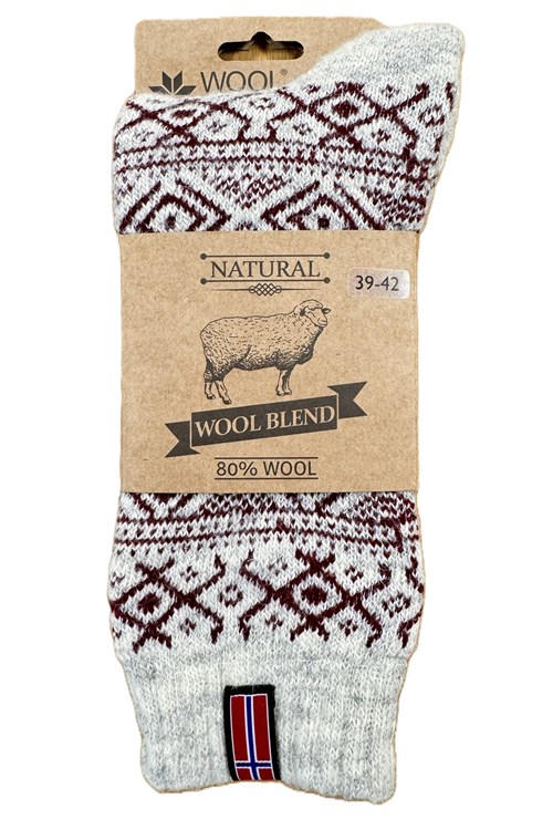 Tjoka ullstrumpor av 80% ull från WOOLWEAR of Scandinavia